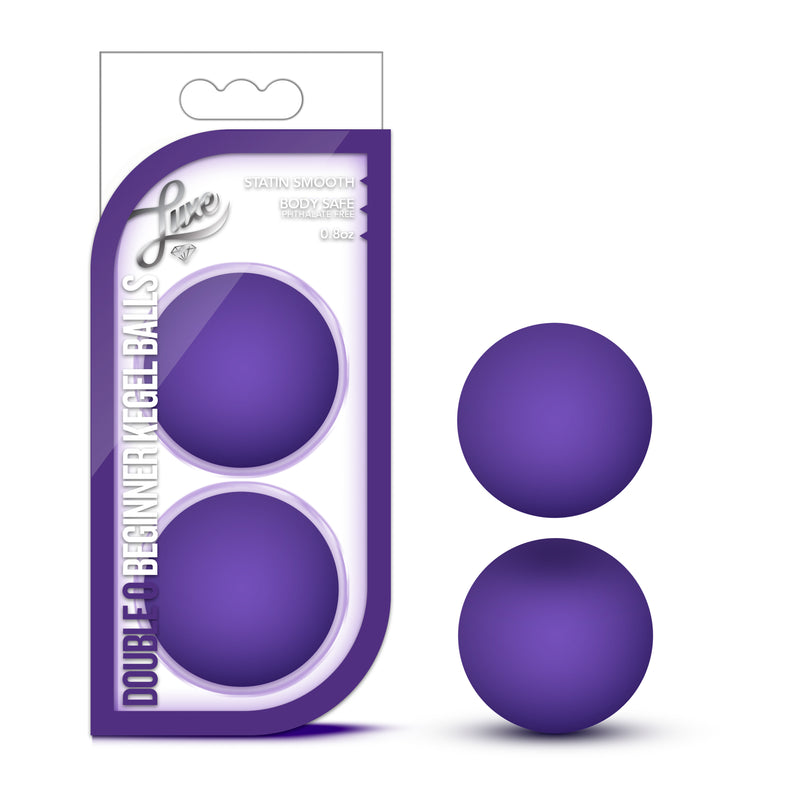 Luxe Double O Beginner Kegel Balls - Purple-Kegel & Pelvic Exercisers-OUR LAVENDER