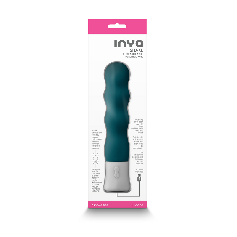 Inya - Shake - Dark Teal-Vibrators-OUR LAVENDER