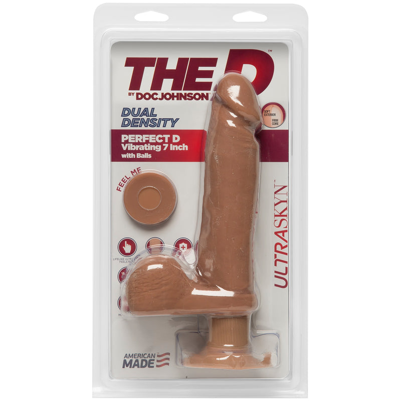 The D - Perfect D Vibrating 8 Inches - Caramel-Vibrators-OUR LAVENDER