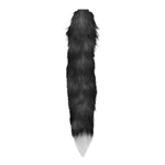 Interchangeable Black and White Fox Tail TZ-AG842