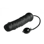 Leviathan Giant Silicone Inflatable Dildo - Black MS-AB524