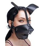 Pup Puppy Play Hood and Breathable Ball Gag-Bondage & Fetish Toys-OUR LAVENDER