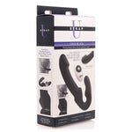 Urge Silicone Strapless Strap on With Remote - Black-Harnesses & Strap-Ons-OUR LAVENDER