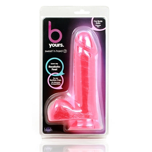 B Yours Sweet N Hard 2 - Pink-Dildos & Dongs-OUR LAVENDER