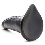 Beastly Tapered Bumpy Silicone Dildo - Silver-Dildos & Dongs-OUR LAVENDER