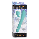 5 Star 9x Come-Hither G-Spot Silicone Vibrator - Teal-Vibrators-OUR LAVENDER