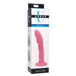 Ripples Silicone Dildo Strap on Compatible - Pink-Dildos & Dongs-OUR LAVENDER