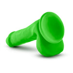 Neo - 6 Inch Dual Density Cock With Balls - Neon Green-OUR LAVENDER