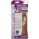 Vac-U-Lock 7-Inch Ultraskyn Thin Dong - Caramel-Dildos & Dongs-OUR LAVENDER