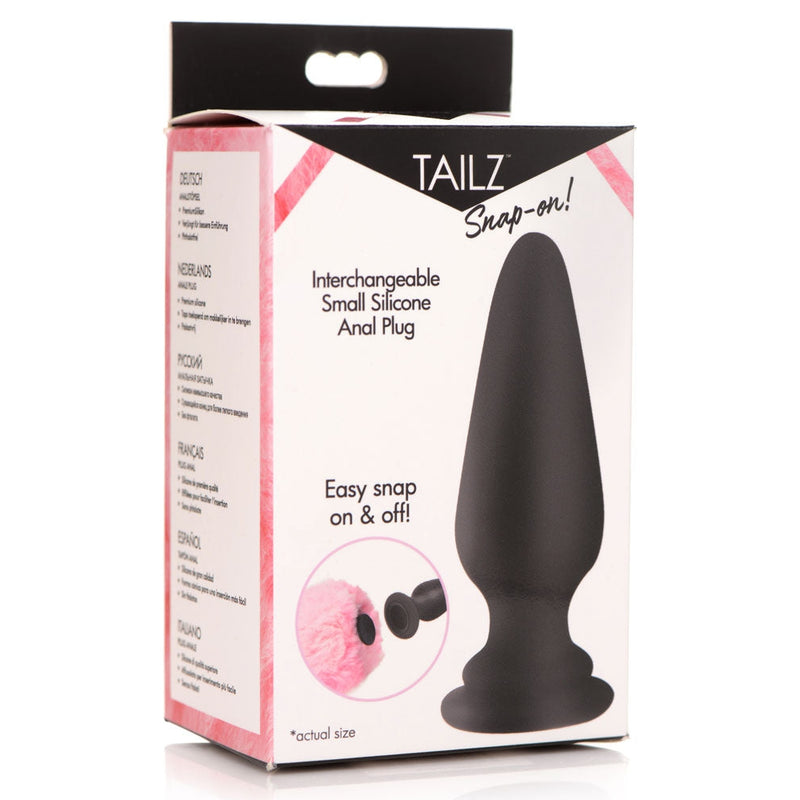 Snap-on Interchangeable Small Silicone Anal Plug-Anal Toys & Stimulators-OUR LAVENDER