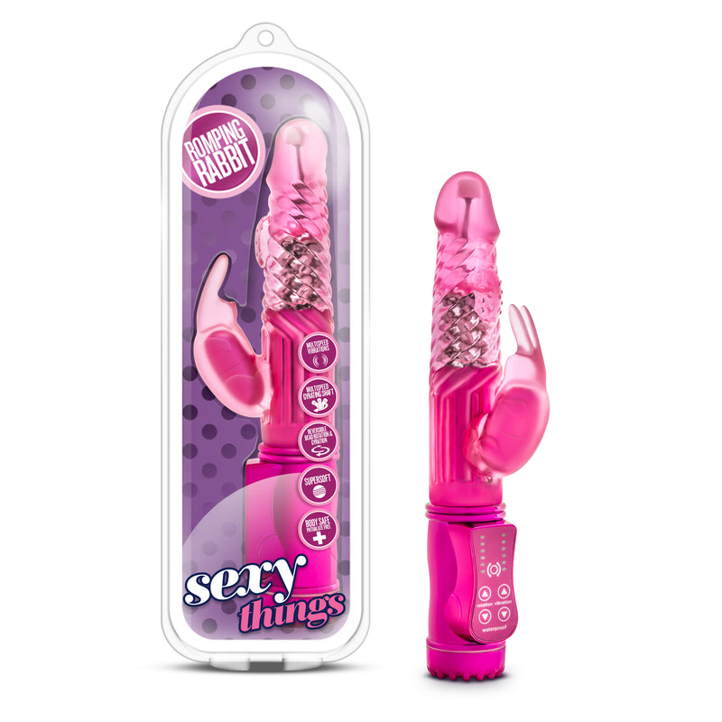 Sexy Things Romping Rabbit - Fuchsia-Vibrators-OUR LAVENDER