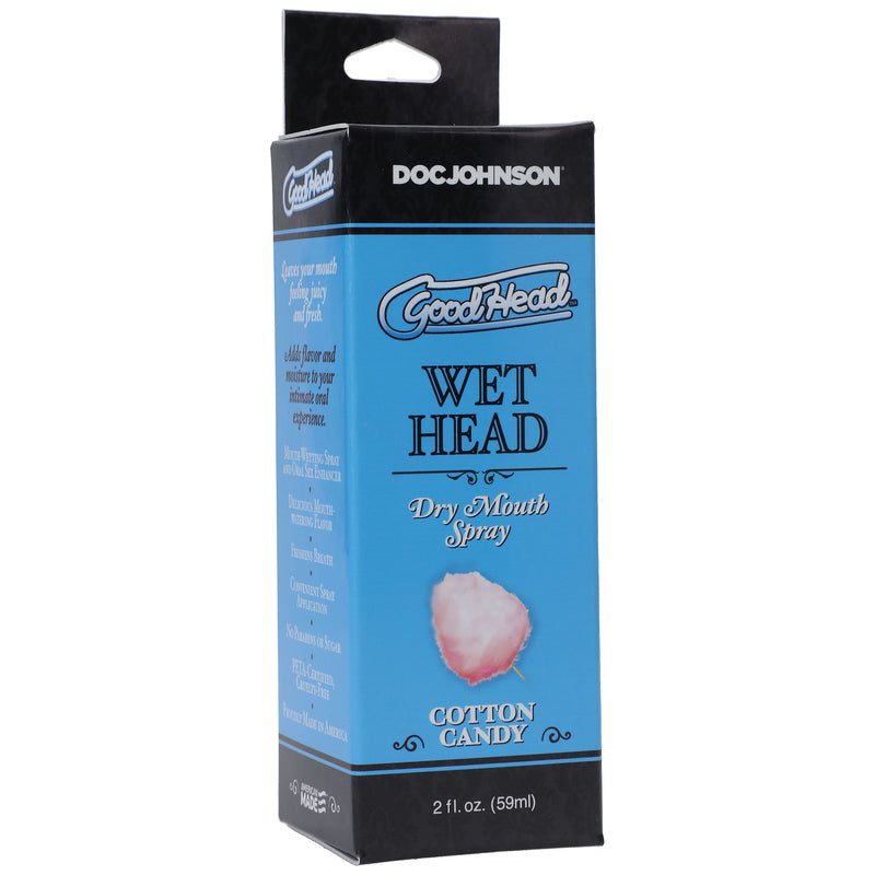 Goodhead - Wet Head - Dry Mouth Spray - Cotton Candy - 2 Fl. Oz. (59ml)-Lubricants, Creams & Glides-OUR LAVENDER
