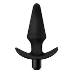 Anal Adventures Platinum - Silicone Vibrating Plug - Black BL-10595