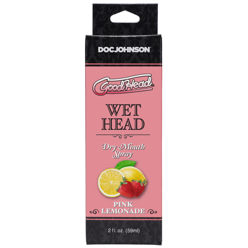Goodhead - Wet Head - Dry Mouth Spray - Pink Lemonade - 2 Fl. Oz. (59ml)-Lubricants, Creams & Glides-OUR LAVENDER