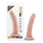 Dr. Skin 7 Inch Cock W / Suction Cup - Vanilla-Dildos & Dongs-OUR LAVENDER