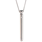 7x Vibrating Necklace - Silver CH-AG894-SIL