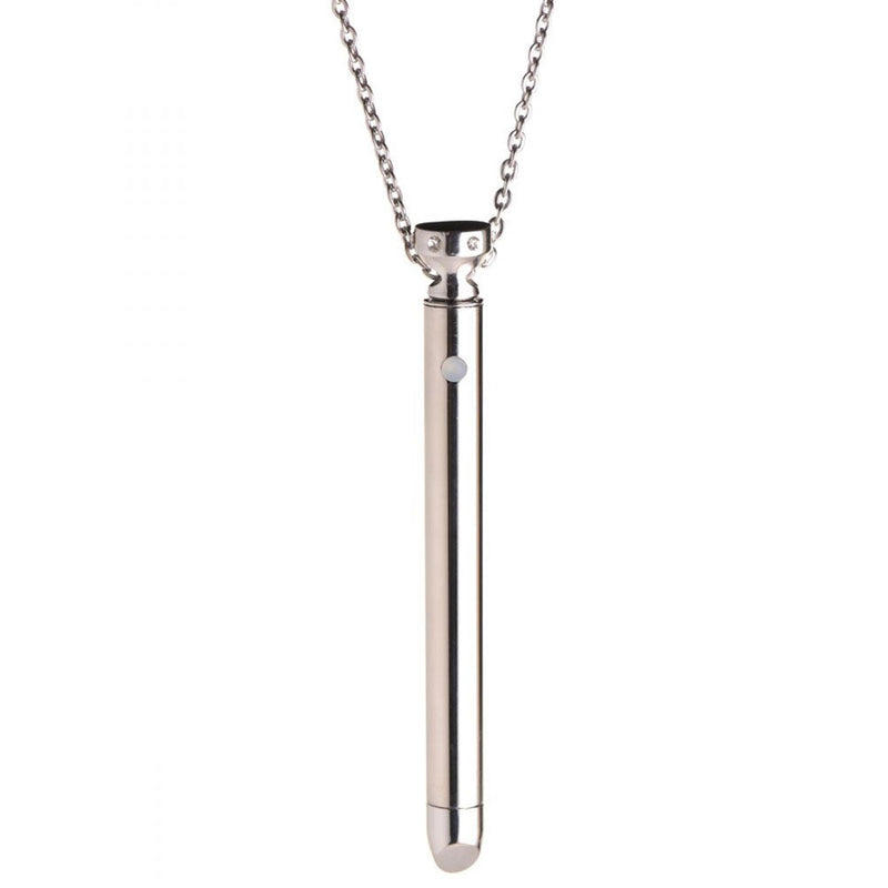 7x Vibrating Necklace - Silver CH-AG894-SIL