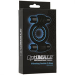 Optimale Vibrating Double C Ring - Black-Cockrings-OUR LAVENDER