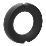 Hybrid Silicone Covered Metal Cock Ring - 35mm DJ2402-18-BX