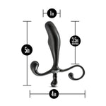 Anal Adventures - Prostate Stimulator - Black-Anal Toys & Stimulators-OUR LAVENDER