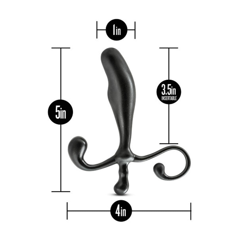 Anal Adventures - Prostate Stimulator - Black-Anal Toys & Stimulators-OUR LAVENDER