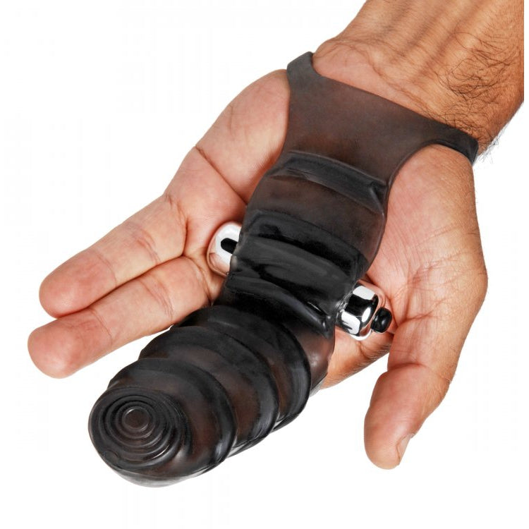 Master Series Bang Bang G-Spot Vibrating Finger Glove-Vibrators-OUR LAVENDER