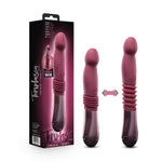 Temptasia - Trixie - Thrusting Dildo - Wine-Vibrators-OUR LAVENDER