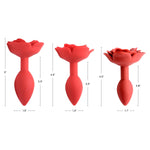 Booty Bloom Silicone Rose Anal Plug - Medium-Anal Toys & Stimulators-OUR LAVENDER