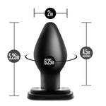 Anal Adventures - XL Plug - Black-Anal Toys & Stimulators-OUR LAVENDER