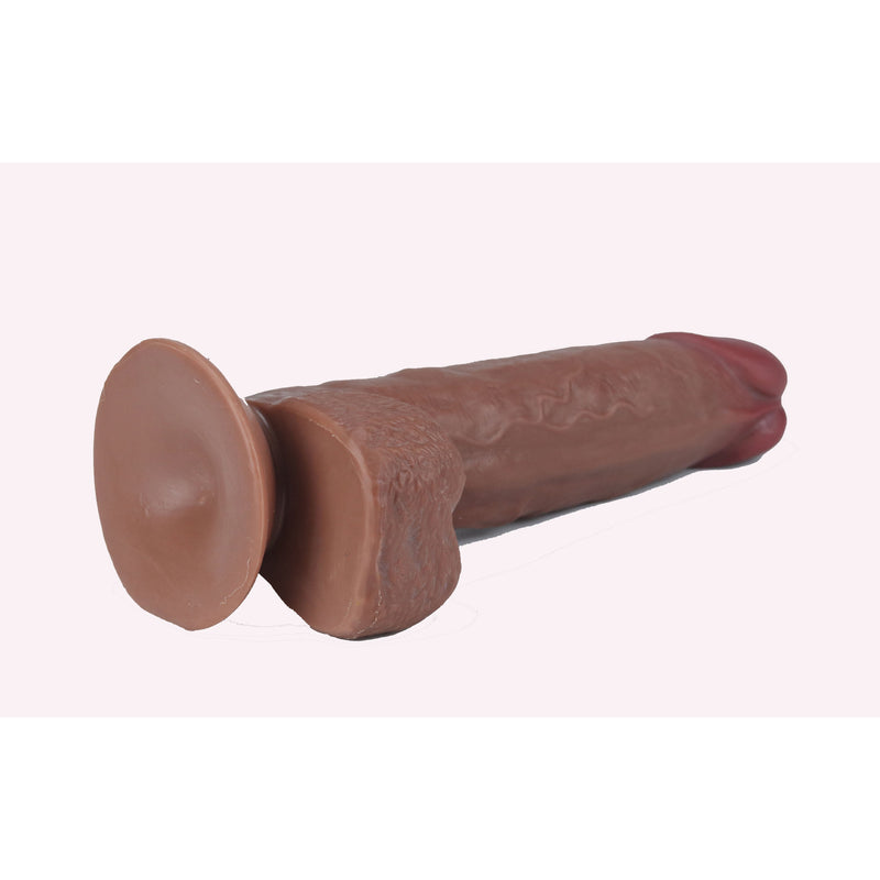 Get Lucky 7.5 Inch Real Skin Dong - Light Brown-Dildos & Dongs-OUR LAVENDER