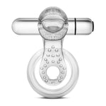 Stay Hard - 10 Function Vibrating Tongue Ring - Clear BL-66912