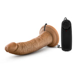 Dr. Skin - Dr. Dave - 7 Inch Vibrating Cock With Suction Cup - Mocha-Vibrators-OUR LAVENDER