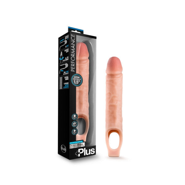Performance Plus - 10 Inch Silicone Cock Sheath Penis Extender - Vanilla-Penis Extension & Sleeves-OUR LAVENDER