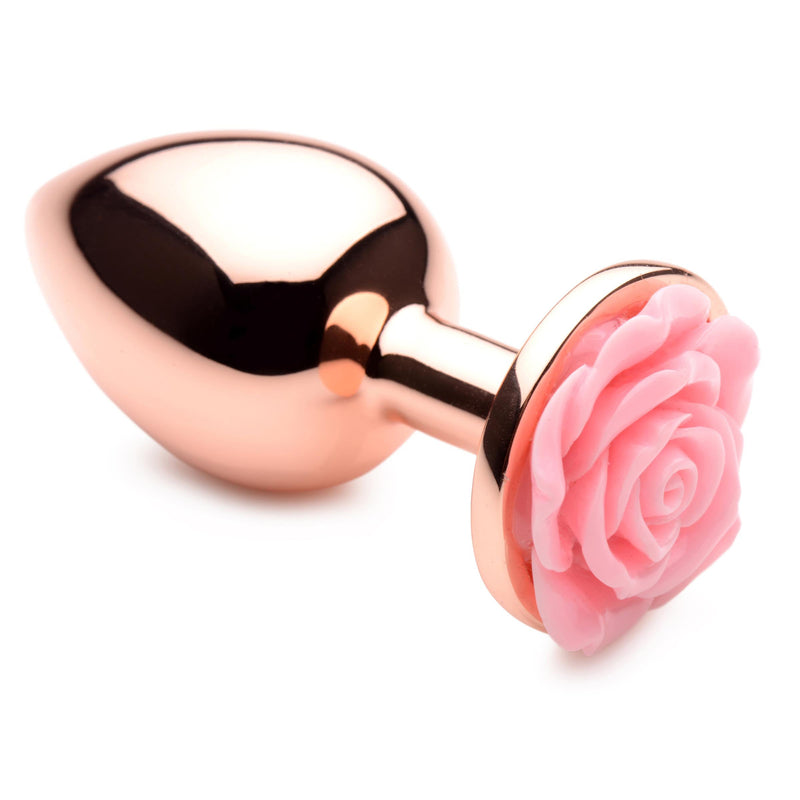 Pink Rose Gold Anal Plug - Large BTYS-AG855-LRG