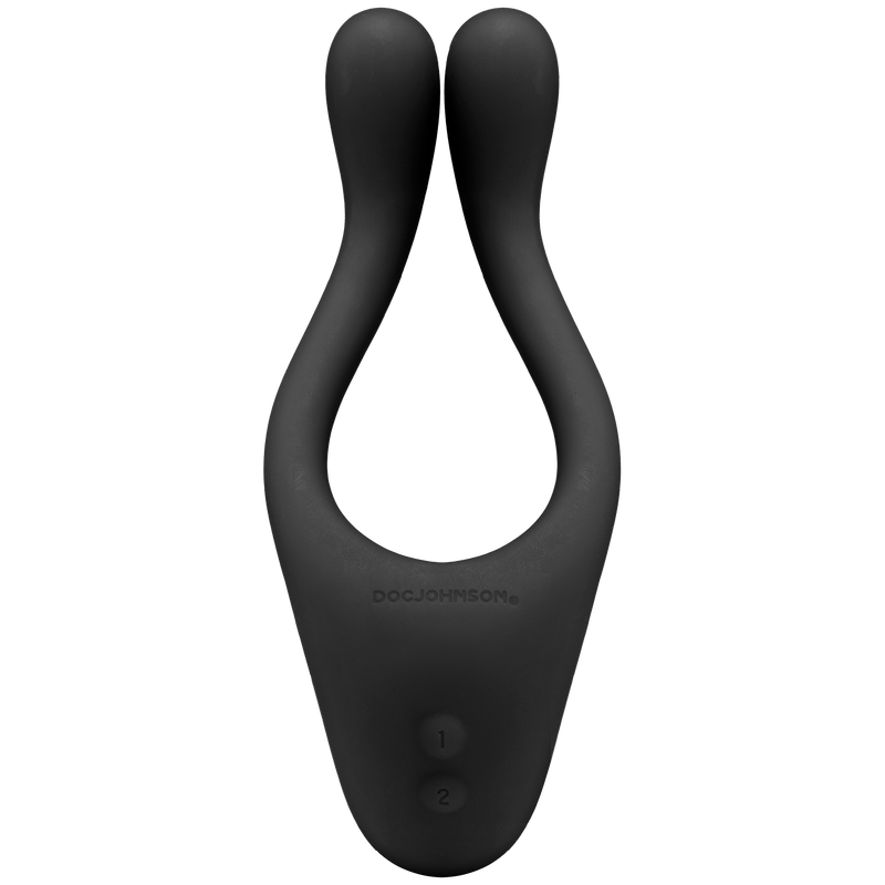 Tryst Multi Erogenous Zone Silicone Massager - Black DJ0990-05-BX