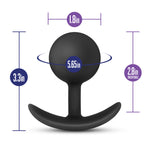 Luxe Wearable Vibra Plug - Black-Anal Toys & Stimulators-OUR LAVENDER