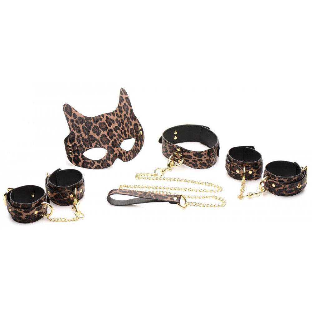 Wild Sex 7 Piece Bondage Set - Brown MS-AG956