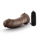 Dr. Skin - Dr. Joe - 8 Inch Vibrating Cock With Suction Cup - Chocolate-Vibrators-OUR LAVENDER