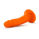 Neo - 5.5 Inch Dual Density Cock - Neon Orange-Dildos & Dongs-OUR LAVENDER