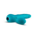 Temptasia - Luna - Strapless Silicone Dildo - Teal-Vibrators-OUR LAVENDER