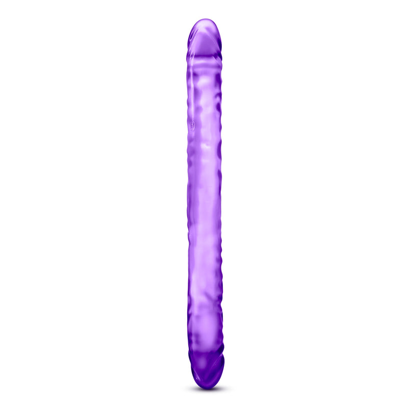 B Yours 18" Double Dildo - Purple-Dildos & Dongs-OUR LAVENDER