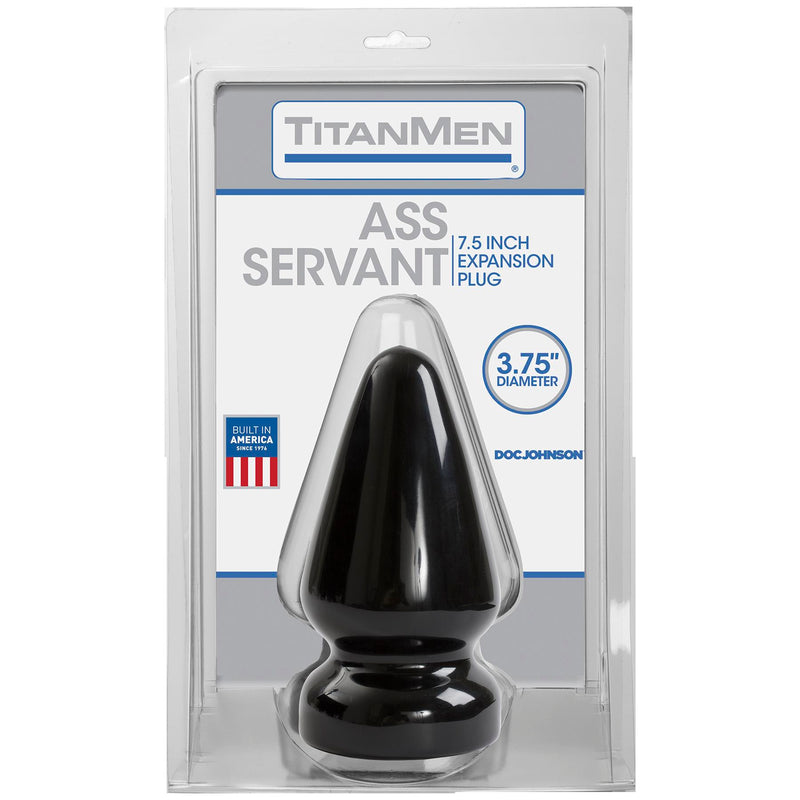 Titanmen Butt Plug 3.75 Inch Diameter Ass Servant-Anal Toys & Stimulators-OUR LAVENDER