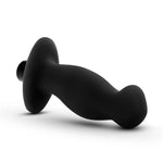 Anal Adventures- Platinum- Silicone Vibrating Prostate Massager 02-Black-Anal Toys & Stimulators-OUR LAVENDER