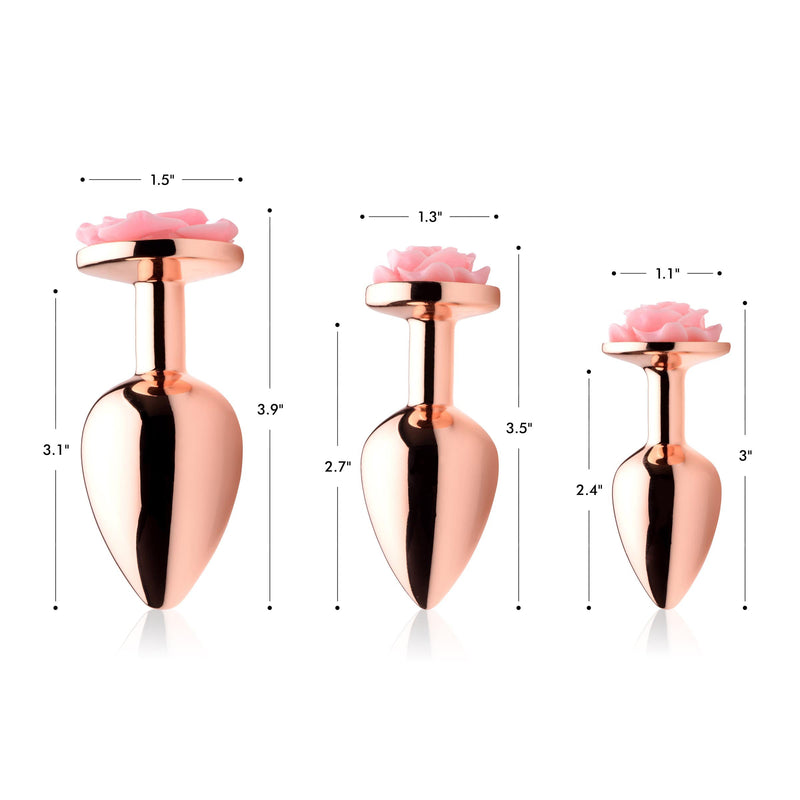 Pink Rose Gold Anal Plug - Large-Anal Toys & Stimulators-OUR LAVENDER