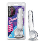 Naturally Yours - 8 Inch Crystalline Dildo - Diamond-Dildos & Dongs-OUR LAVENDER