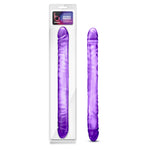 B Yours 18" Double Dildo - Purple-Dildos & Dongs-OUR LAVENDER