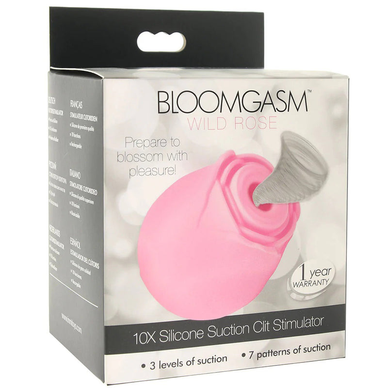 Inmi - Bloomgasm Wild Rose 10x Suction - Pink-Clit Stimulators-OUR LAVENDER