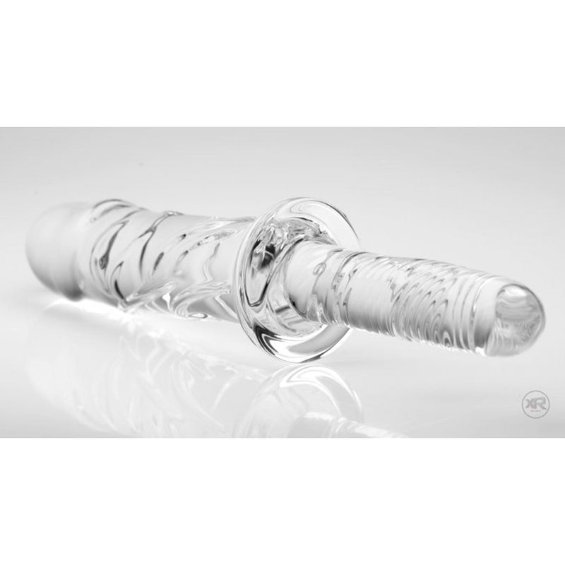 Brutus Glass Dildo Thruster - Clear-Dildos & Dongs-OUR LAVENDER
