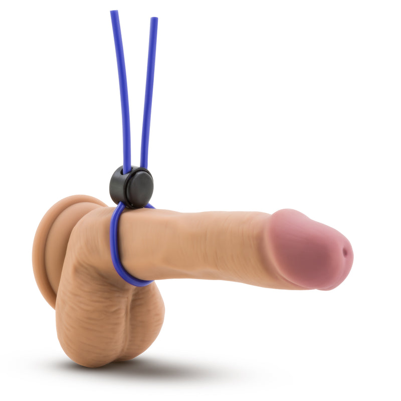 Stay Hard - Silicone Loop Cock Ring - Blue-Cockrings-OUR LAVENDER