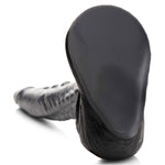 The Gargoyle Rock Hard Silicone Dildo - Silver-Dildos & Dongs-OUR LAVENDER